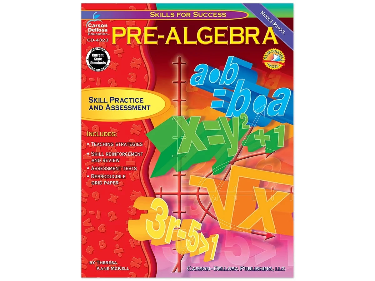 Pre-Algebra Skills for Success Workbook - US 2610