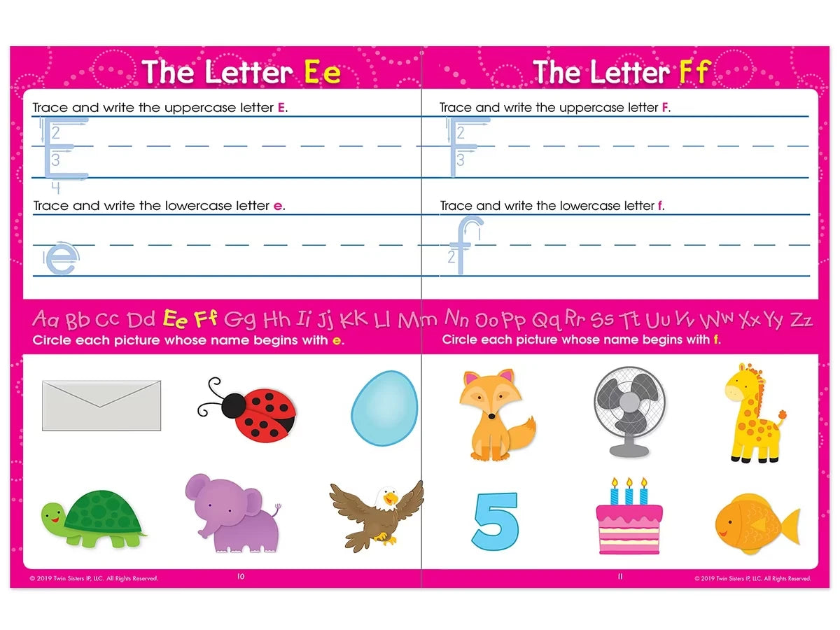 Let’s Get Ready for Kindergarten Workbook - US 5609