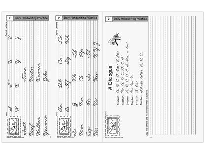 Traditional Cursive Daily Handwriting Practice Workbook - US 9050