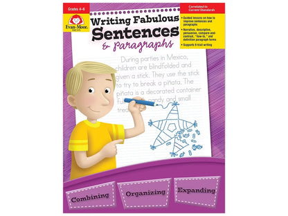 Writing Fabulous Sentences & Paragraphs Workbook - US 7779
