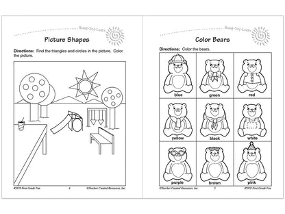 First-Grade Fun Workbook - US 5470