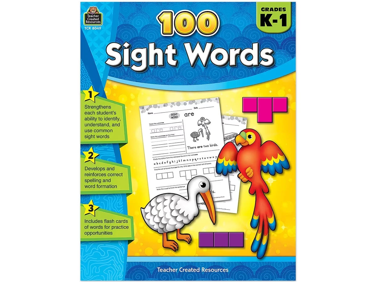 100 Sight-Words Workbook - K-Gr. 1 - US 6307