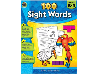 100 Sight-Words Workbook - K-Gr. 1 - US 6307