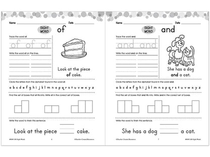 100 Sight-Words Workbook - K-Gr. 1 - US 6307