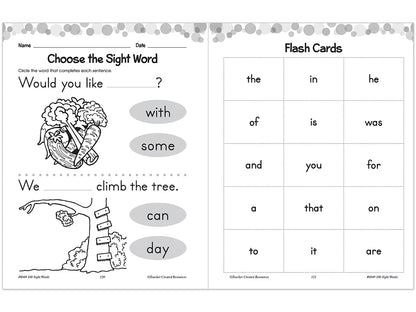 100 Sight-Words Workbook - K-Gr. 1 - US 6307
