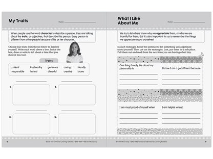 Social and Emotional Learning Activity Workbook - Gr. 3-4 - US 3831