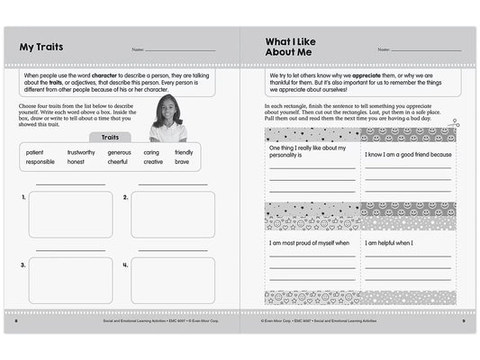 Social and Emotional Learning Activity Workbook - Gr. 3-4 - US 3831