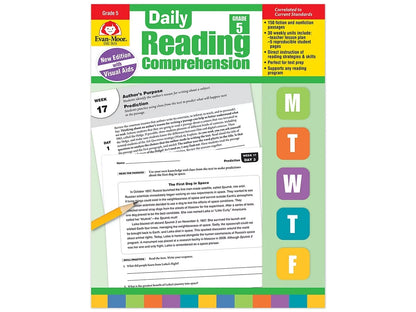 Daily Reading Comprehension Activities Workbook - Gr. 5 - US 3331