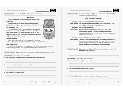 Daily Reading Comprehension Activities Workbook - Gr. 5 - US 3331