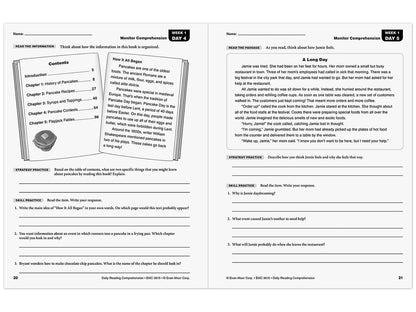 Daily Reading Comprehension Activities Workbook - Gr. 5 - US 3331