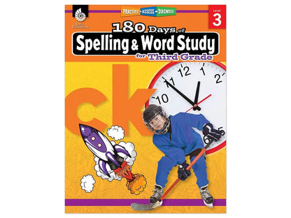 180 Days of Spelling Workbook - Gr. 3 - US 7889