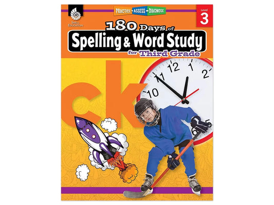 180 Days of Spelling Workbook - Gr. 3 - US 7889