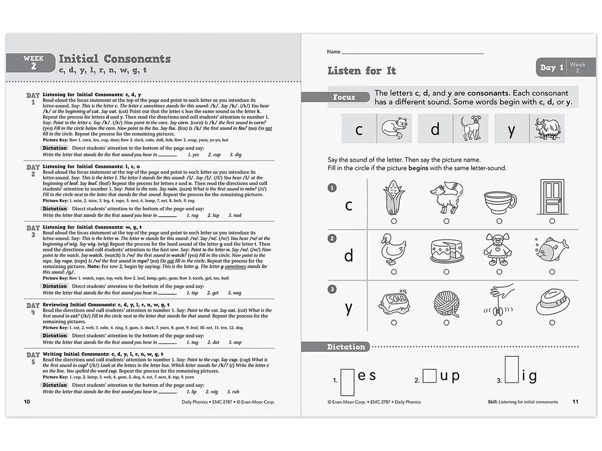 Daily Phonics Workbook - Gr. 1 - US 5204