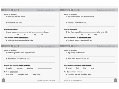 Daily Language Review Workbook - Gr. 2 - US 1901