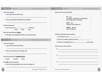 Daily Language Review Workbook - Gr. 2 - US 1901