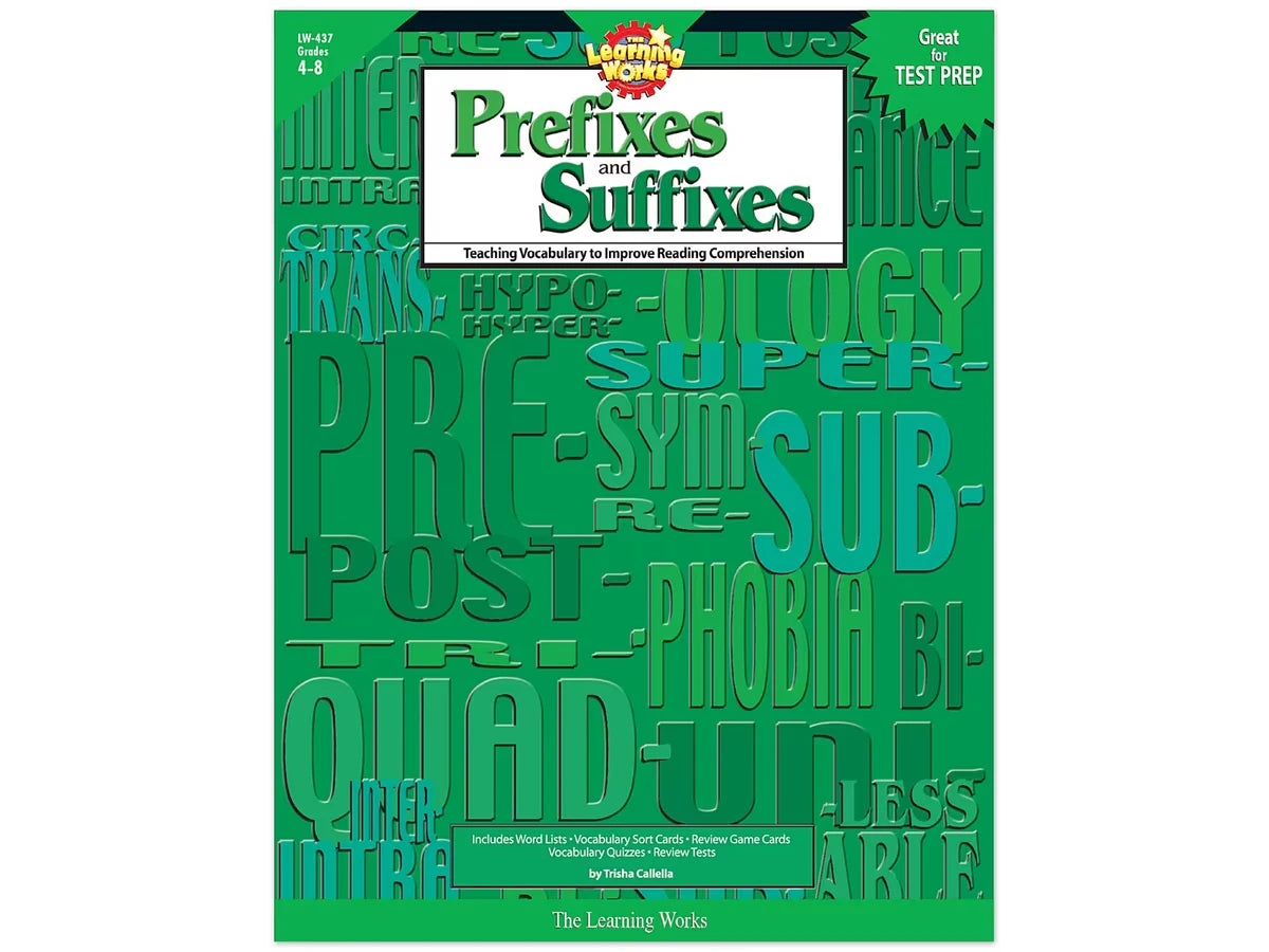 Prefixes & Suffixes Workbook - US 5730
