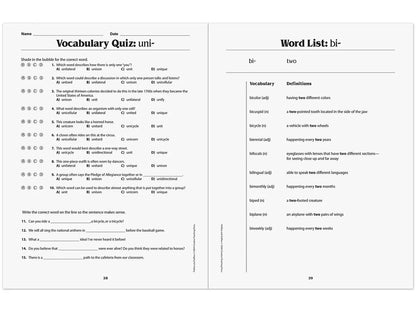 Prefixes & Suffixes Workbook - US 5730
