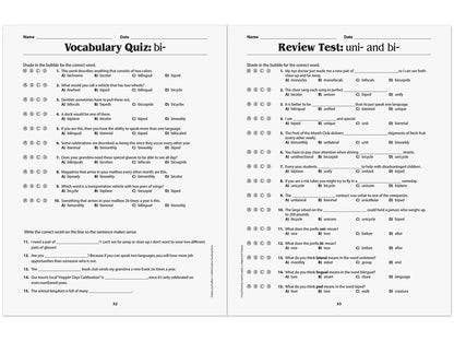 Prefixes & Suffixes Workbook - US 5730