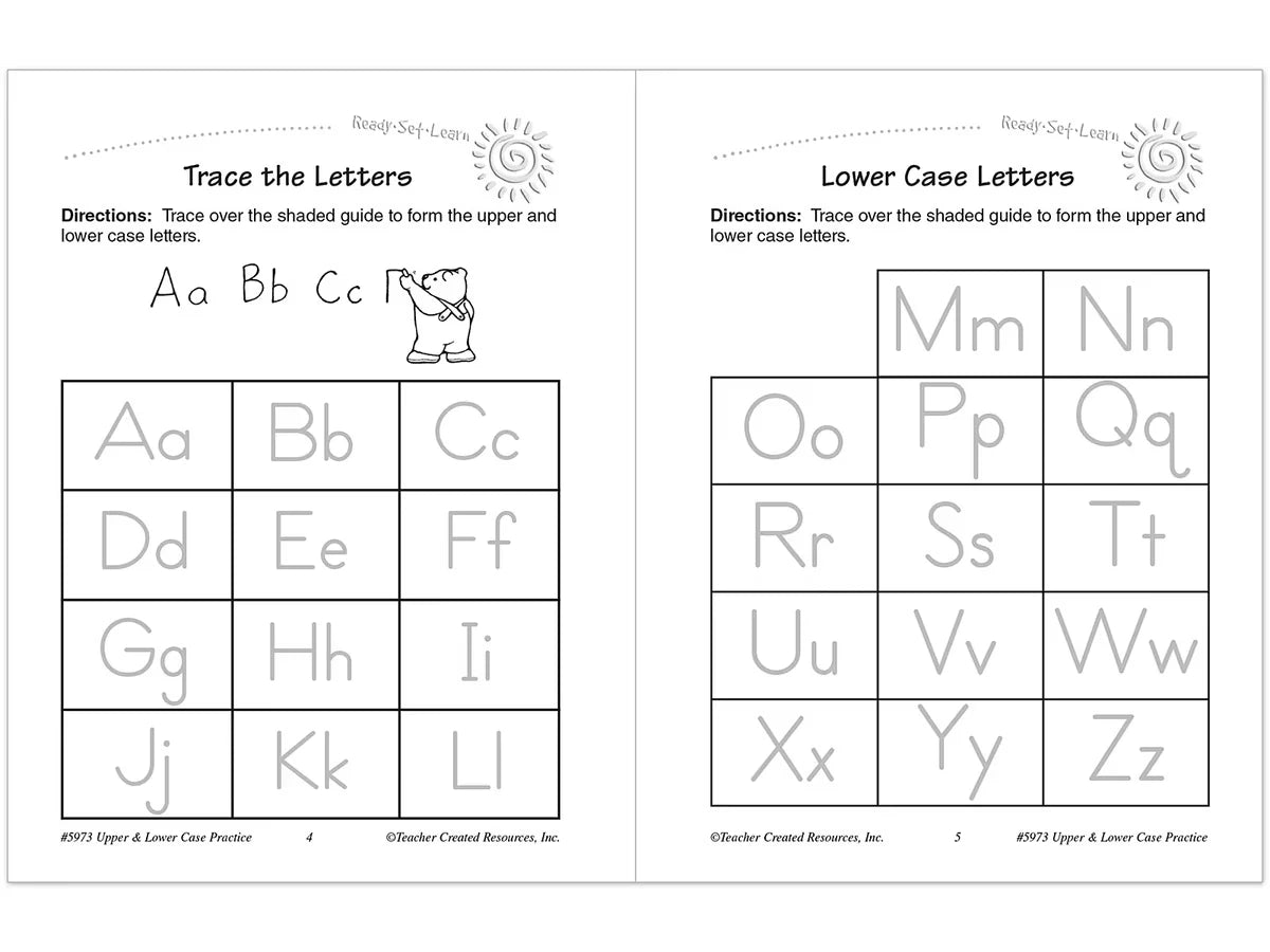 Letter Practice Workbook - US 5956