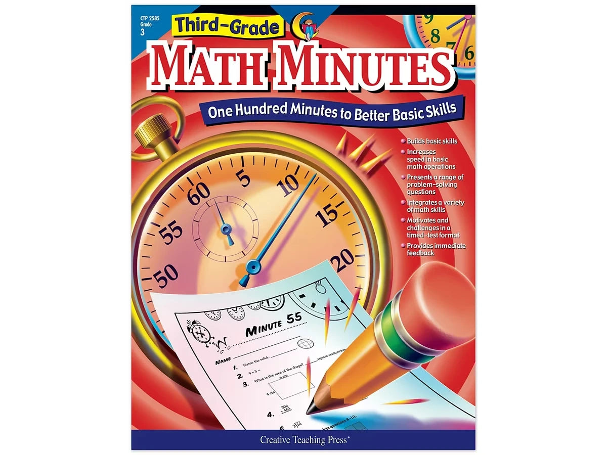 Math Minutes Workbook - Gr. 3 - US 8625