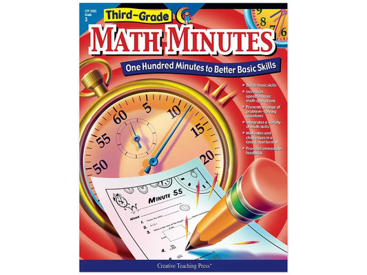 Math Minutes Workbook - Gr. 3 - US 8625