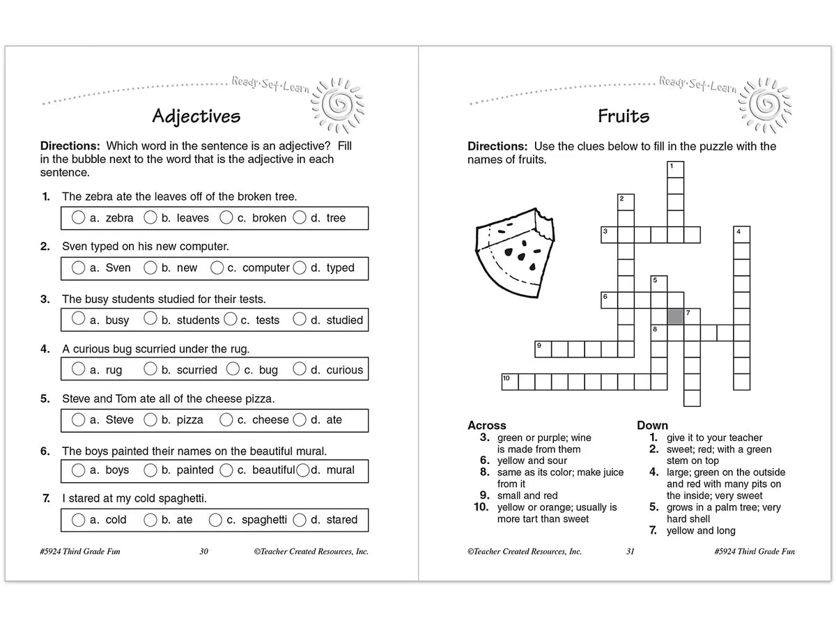 Third-Grade Fun Workbook - US 1112