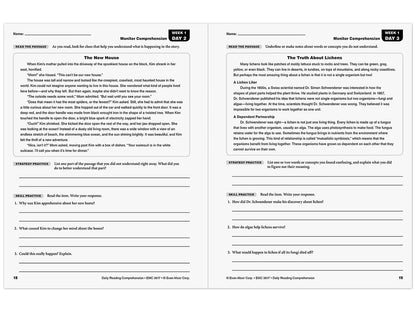 Daily Reading Comprehension Activities Workbook - Gr. 7 - US 9976