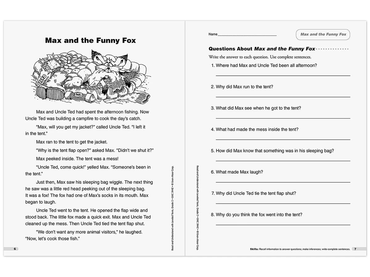 Read & Understand with Leveled Texts Workbook - Gr. 2 - US 5206