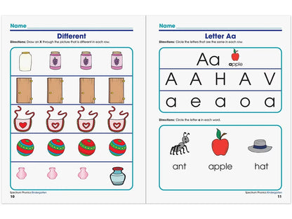 Spectrum® Phonics Workbook - Kindergarten - US 1433
