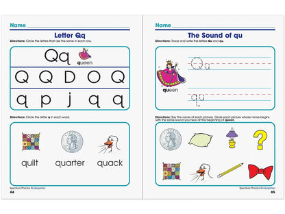 Spectrum® Phonics Workbook - Kindergarten - US 1433