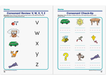 Spectrum® Phonics Workbook - Kindergarten - US 1433