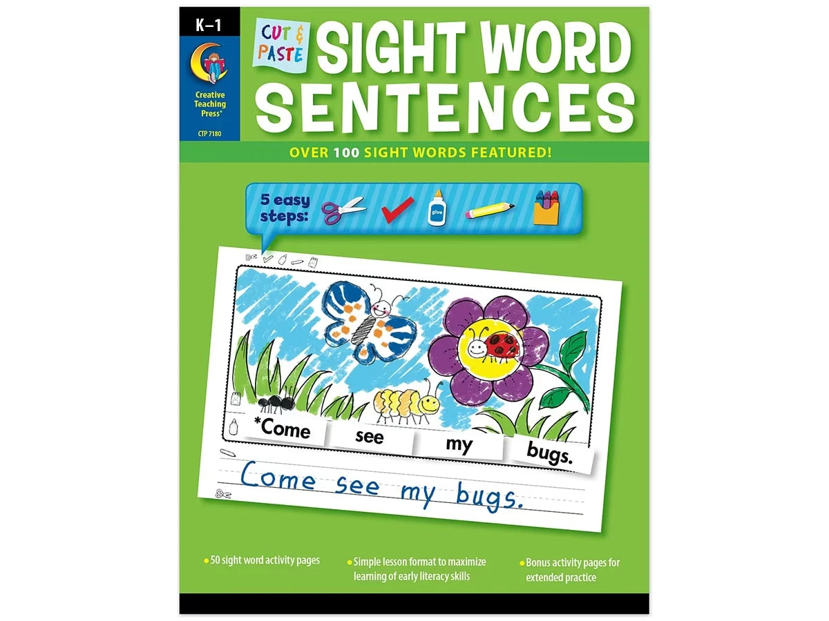 Sight-Word Sentences Workbook - US 4020