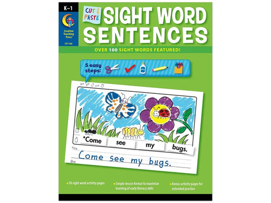 Sight-Word Sentences Workbook - US 4020
