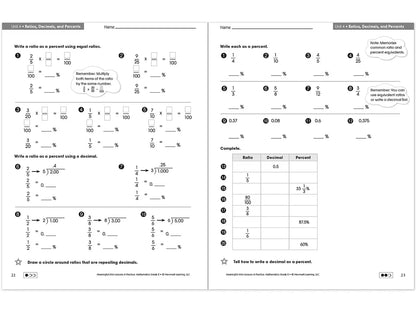 Mathematics Workbook - Gr. 6 - US 5447