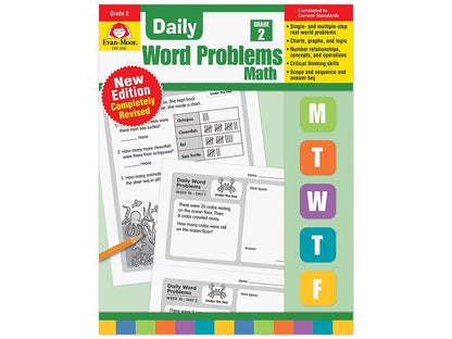 Daily Word Problems Workbook - Gr. 2 - US 8708