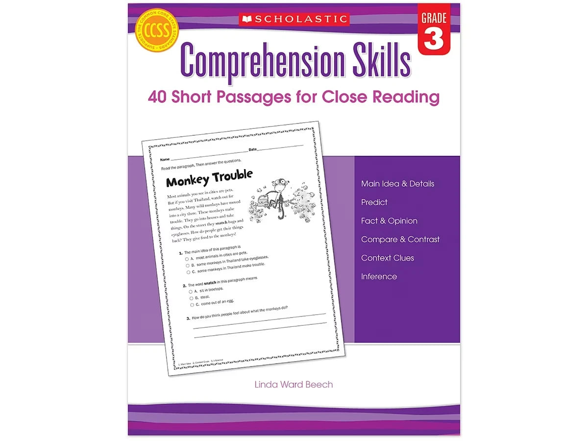 Comprehension Skills Workbook - Gr. 3 - US 9645