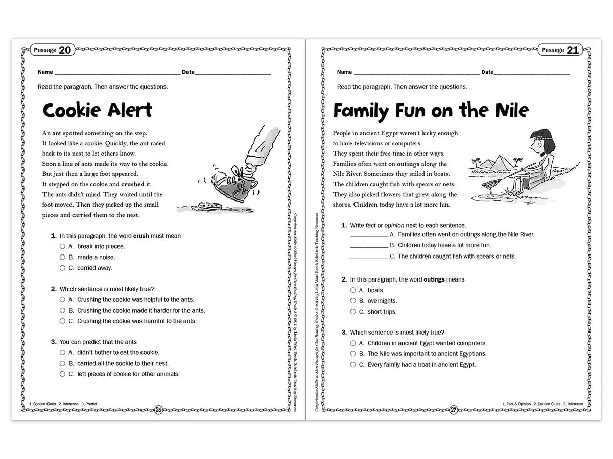 Comprehension Skills Workbook - Gr. 3 - US 9645