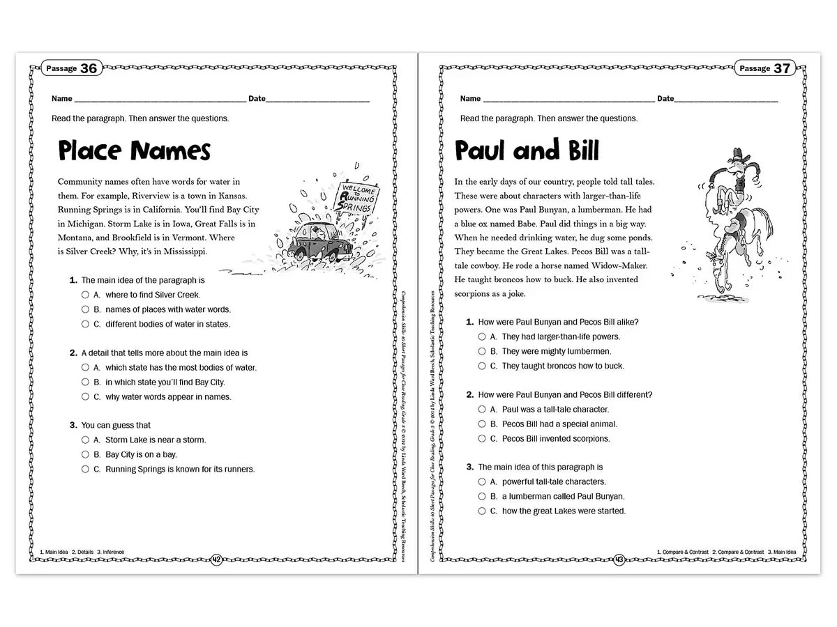 Comprehension Skills Workbook - Gr. 3 - US 9645