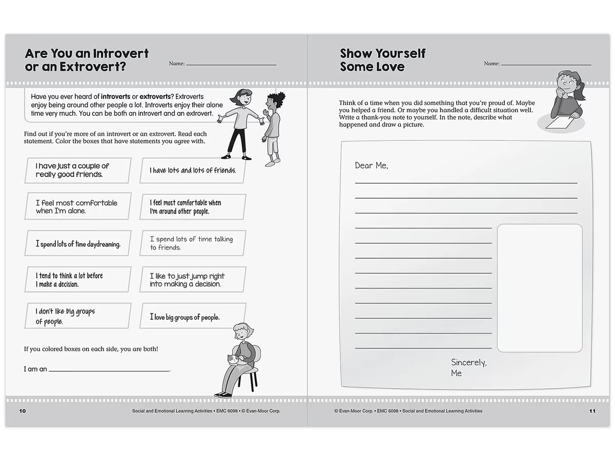 Social and Emotional Learning Activity Workbook - Gr. 5-6 - US 9204