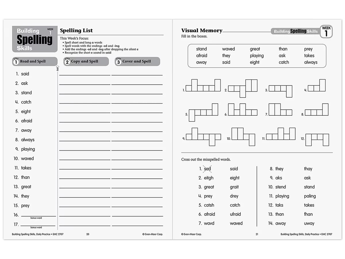 Building Spelling Skills Workbook - Gr. 3 - US 9418