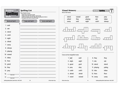 Building Spelling Skills Workbook - Gr. 3 - US 9418