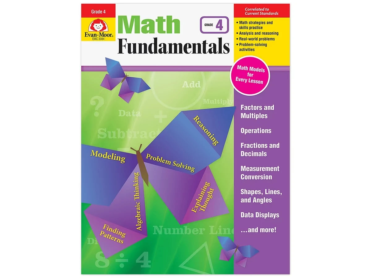 Math Fundamentals Workbook - Gr. 4 - US 8289