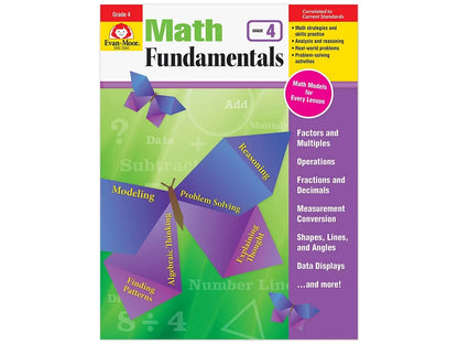 Math Fundamentals Workbook - Gr. 4 - US 8289