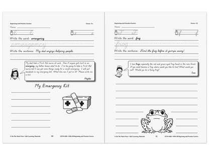 Beginning Cursive Workbook - US 3122
