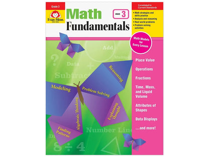 Math Fundamentals Workbook - Gr. 3 - US 3789
