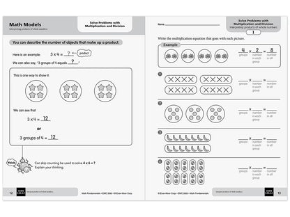 Math Fundamentals Workbook - Gr. 3 - US 3789