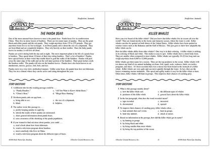 Reading Daily Warm-Ups Workbook - Gr. 4 - US 6984