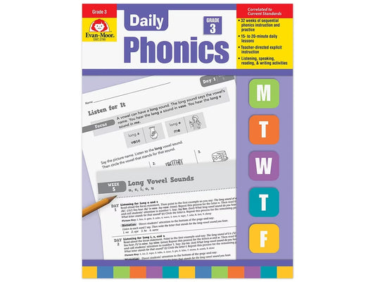 Daily Phonics Workbook - Gr. 3 - US 6972