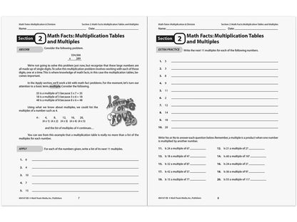 Multiplication & Division Workbook - US 3519