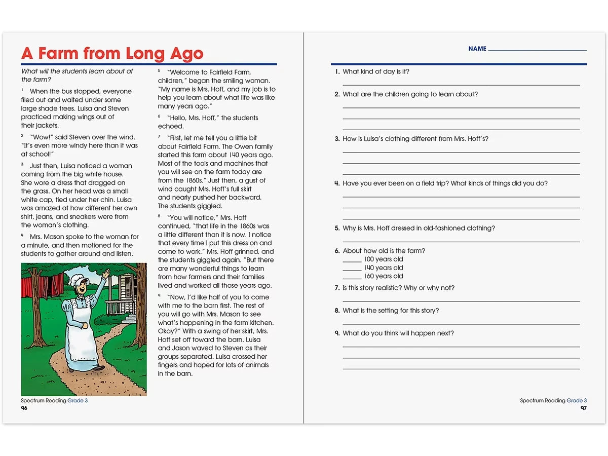 Spectrum® Reading Workbook - Gr. 3 - US 3609